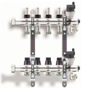 KCS1012 Коллекторная группа TIM(ZEISSLER) нерж. 12 контур. с расходомерами, авт.воздухоотвод. и дренажом