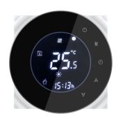Терморегулятор круглый HY02TP-black (3,5 кВт)